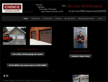 Tablet Screenshot of doorsbychoice.com